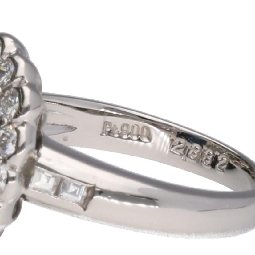 /◎PT900サファイアダイヤリング2.832/D0.77ctソ//Aランク/75