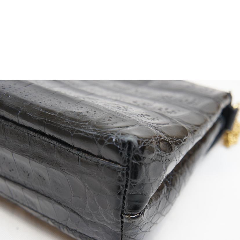 CHANEL シャネル/クロコダイル6連チェーンショルダー//0558109/Bランク/92