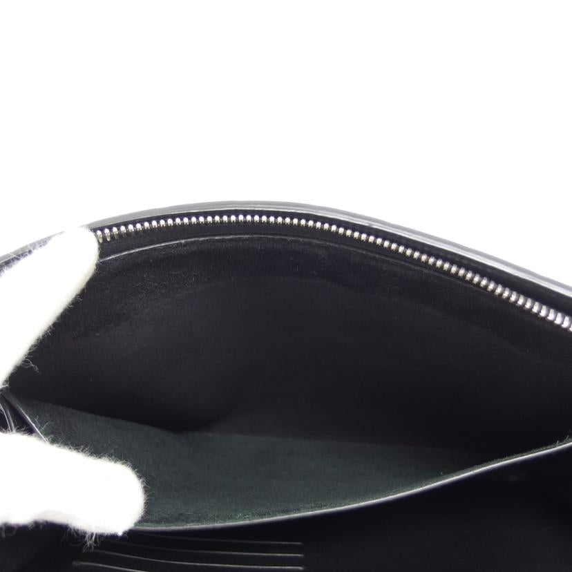 BOTTEGA VENETA ボッテガヴェネタ/イントレチャート/レザークラッチバッグ/ブラック//P02115794X/ABランク/04