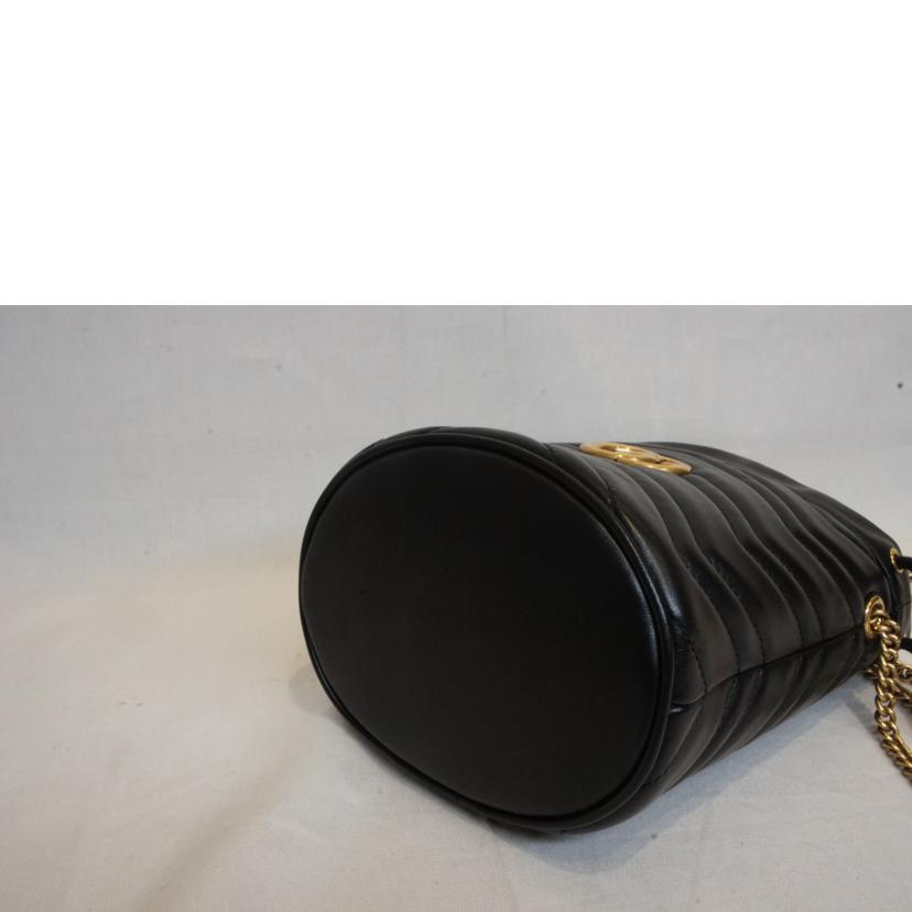 GUCCI グッチ/GGマーモントキルティングレザーチェーンショルダー/575163//534563/Aランク/92