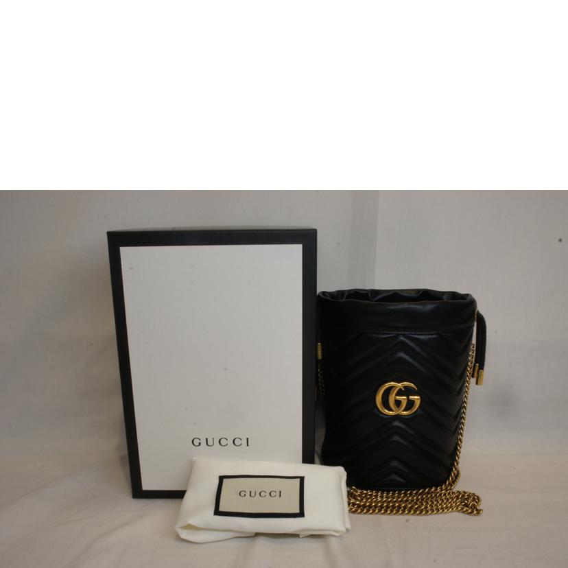 GUCCI グッチ/GGマーモントキルティングレザーチェーンショルダー/575163//534563/Aランク/92