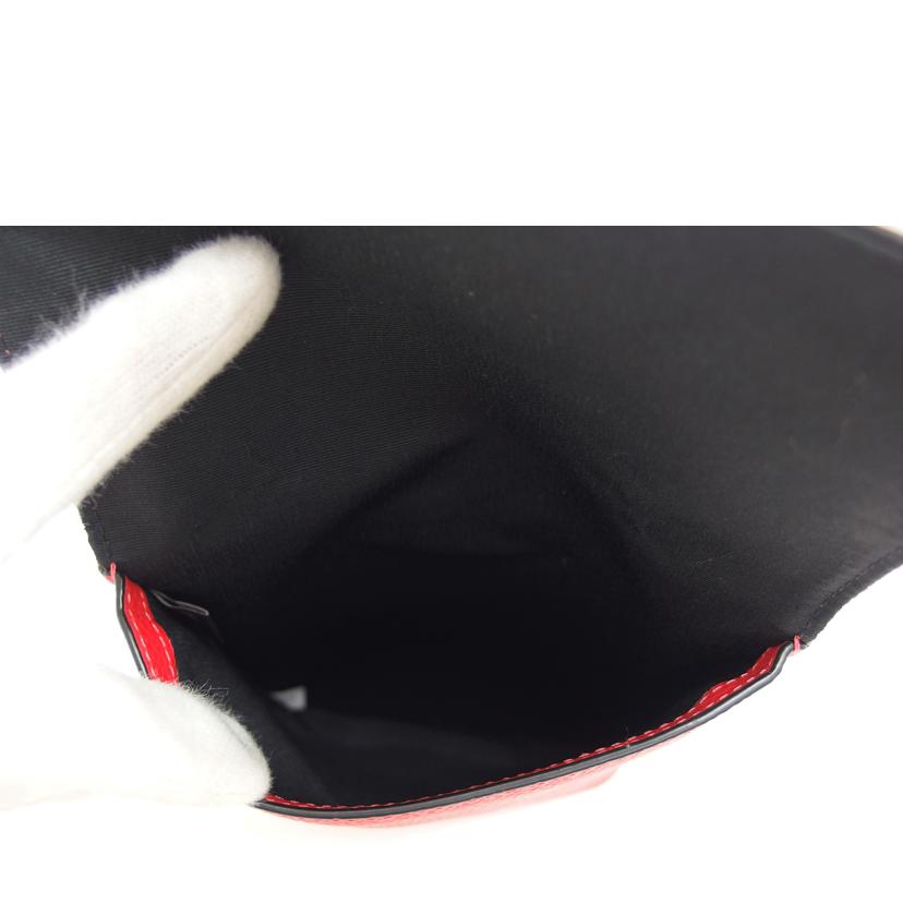 COACH コーチ/レザーミニショルダーバッグ/レッド/1309//G2122/Aランク/04