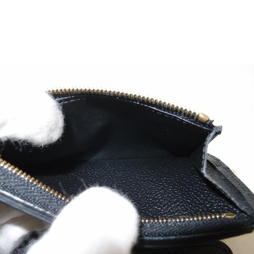LOUIS VUITTON ルイ・ヴィトン /ポルトフォイユ・ポンヌフコンパクト/アンプラント/ノワール/M62184//TN3***/Aランク/69