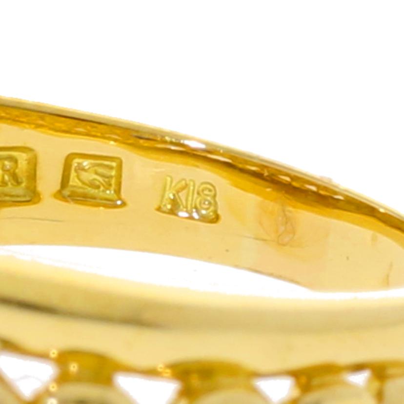 /ニナリッチ/K18サファイアダイヤリング0.29/D0.12ct//Aランク/75