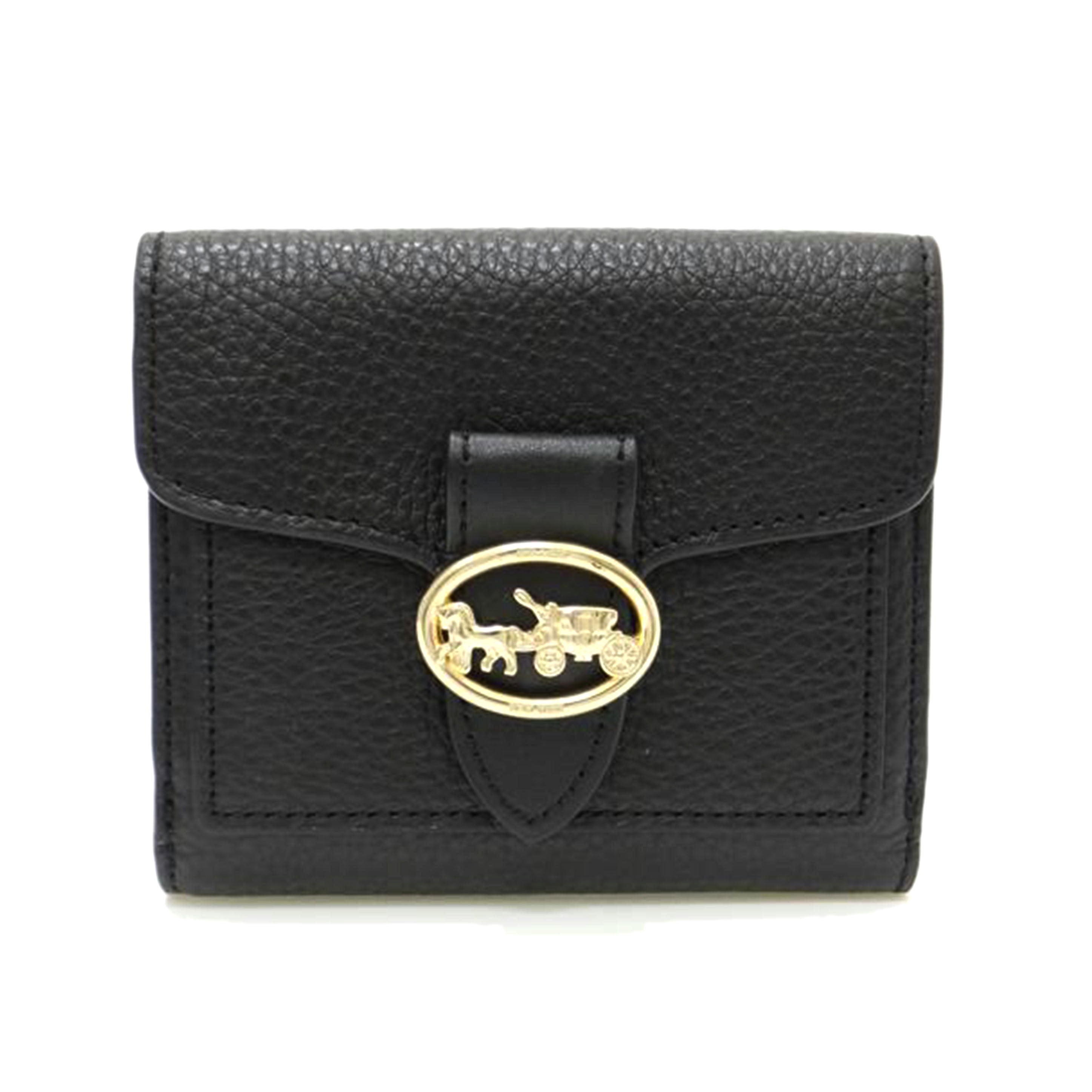 COACH コーチ/ホースキャリッジレザー二つ折り財布/6654//A22**/ABランク/88