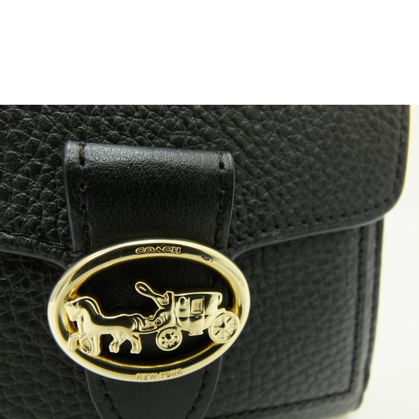COACH コーチ/ホースキャリッジレザー二つ折り財布/6654//A22**/ABランク/88
