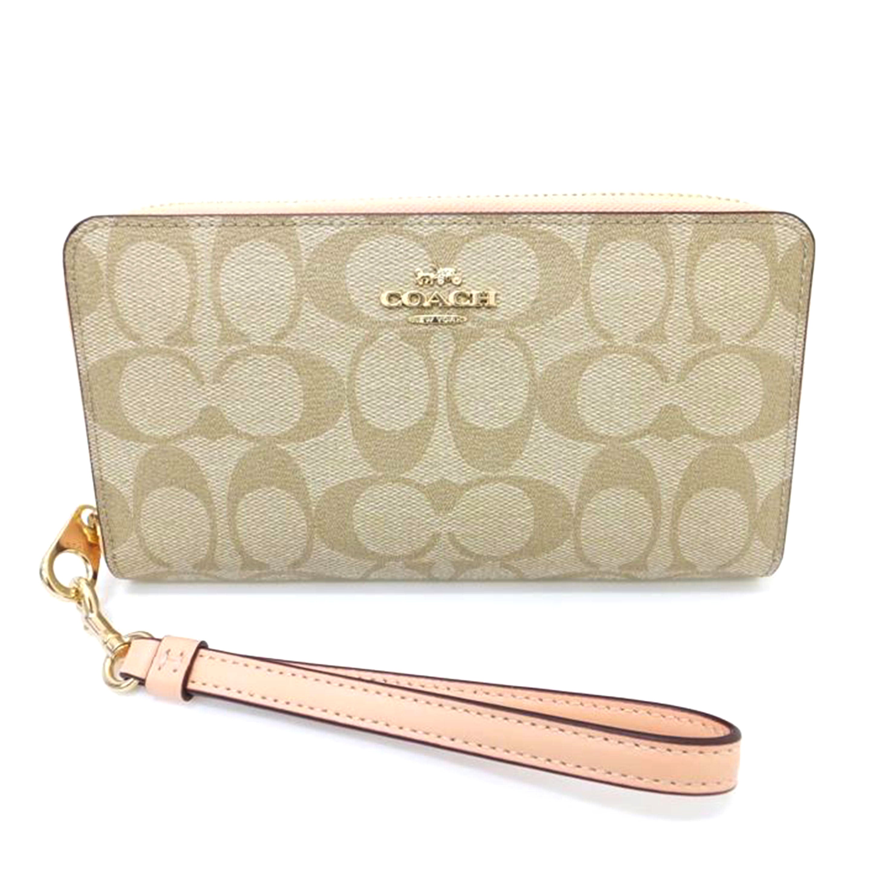 COACH コーチ/シグネチャー/ロングジップアラウンドウォレット/C4452//A22**/Aランク/88
