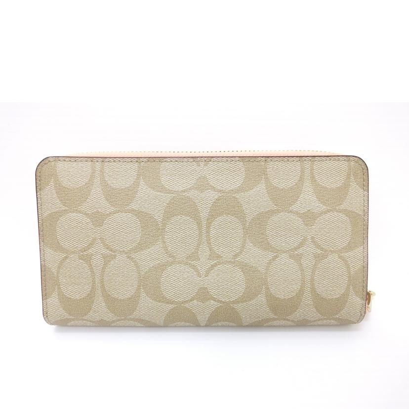 COACH コーチ/シグネチャー/ロングジップアラウンドウォレット/C4452//A22**/Aランク/88