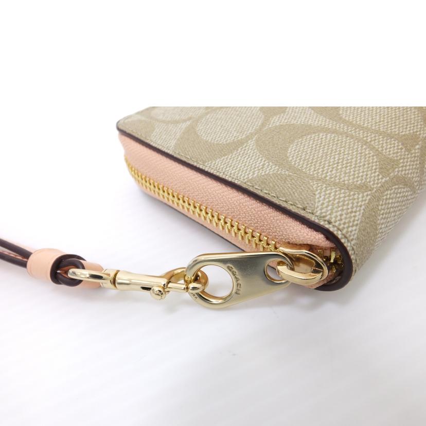 COACH コーチ/シグネチャー/ロングジップアラウンドウォレット/C4452//A22**/Aランク/88