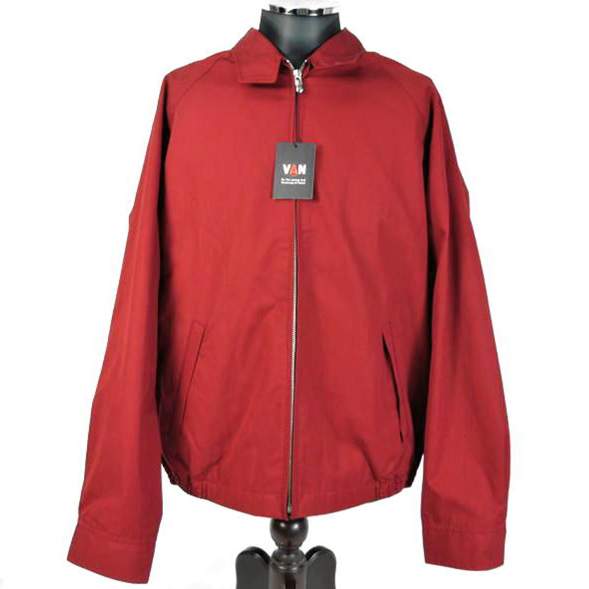 VAN ヴァン/スイングトップ バックロゴJK 赤/JC-19501//LL/SAランク/70