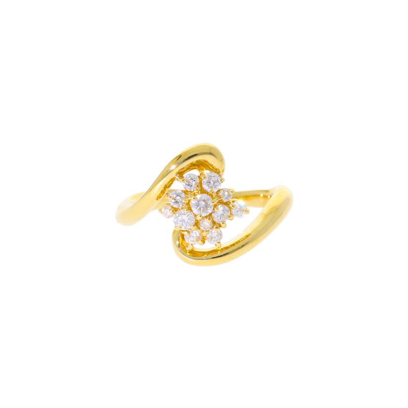 /星の砂/K18ダイヤリング0.32ct//Aランク/75