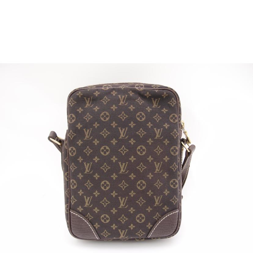 LOUIS VUITTON ルイ・ヴィトン ショルダー 斜め掛け キャンバス レザー ブラウン レディース メンズ/ダヌーブ/モノグラム・ミニラン/エベヌ/M95228//TH1026/ABランク/69