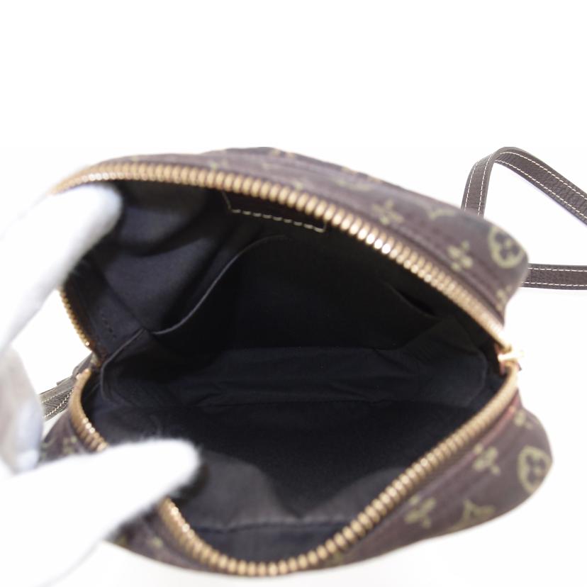 LOUIS VUITTON ルイ・ヴィトン ショルダー 斜め掛け キャンバス レザー ブラウン レディース メンズ/ダヌーブ/モノグラム・ミニラン/エベヌ/M95228//TH1026/ABランク/69