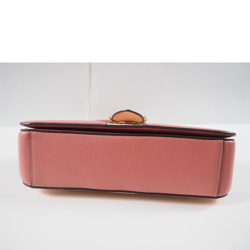 COACH コーチ/2wayバッグ/ゴールドバックル レザー/コーラルPxLオレンジ/C8607//SAランク/79