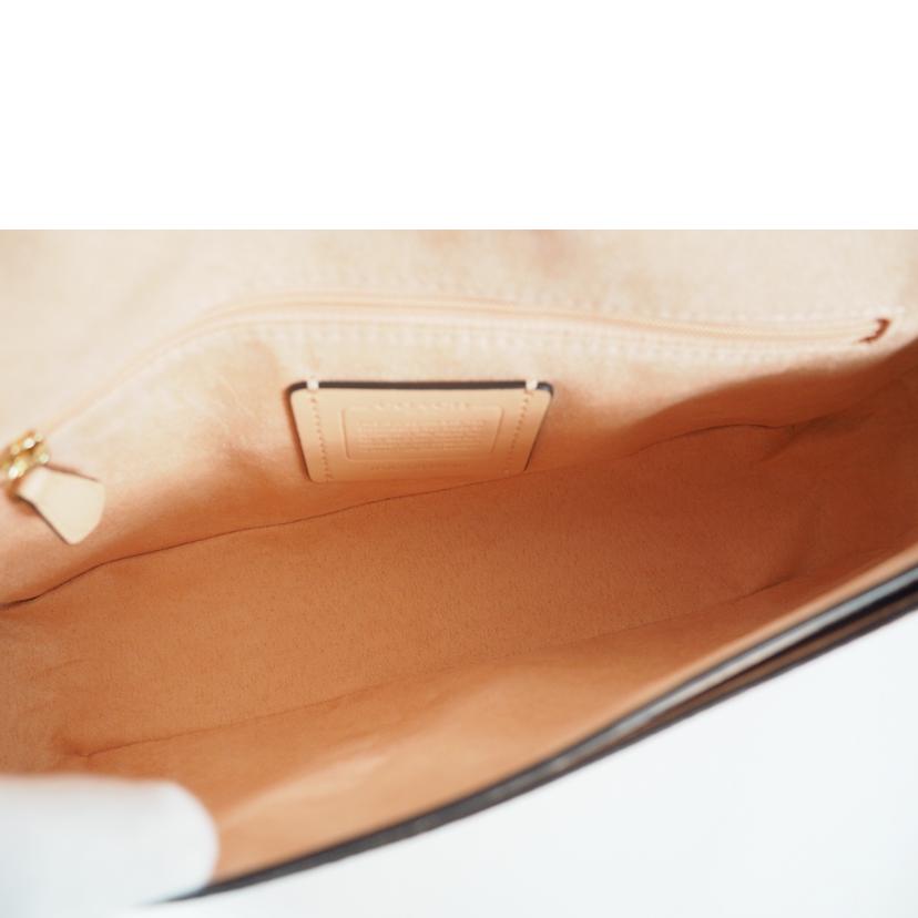 COACH コーチ/2wayバッグ/ゴールドバックル レザー/コーラルPxLオレンジ/C8607//SAランク/79
