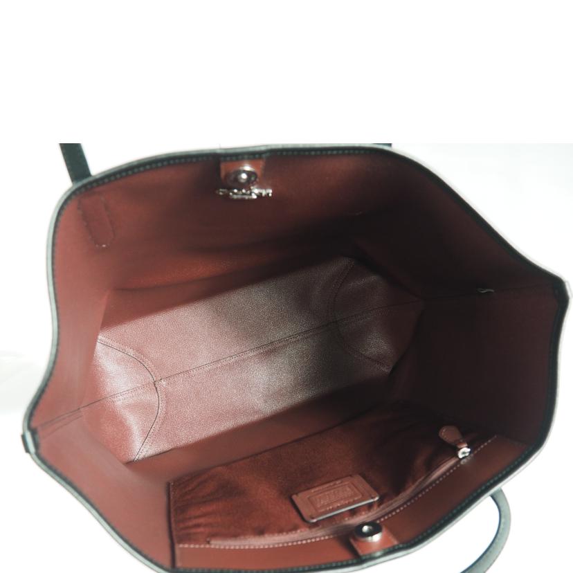 COACH コーチ/オープンシティトート/シグネチャーPVCレザー/黒/F5696//Aランク/79