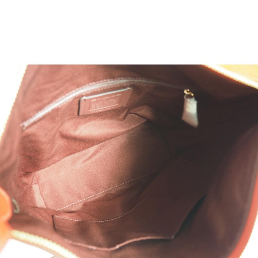 COACH コーチ/ショルダーバッグ/Val Duffle レザー/朱赤/C2818//B22**/Bランク/79