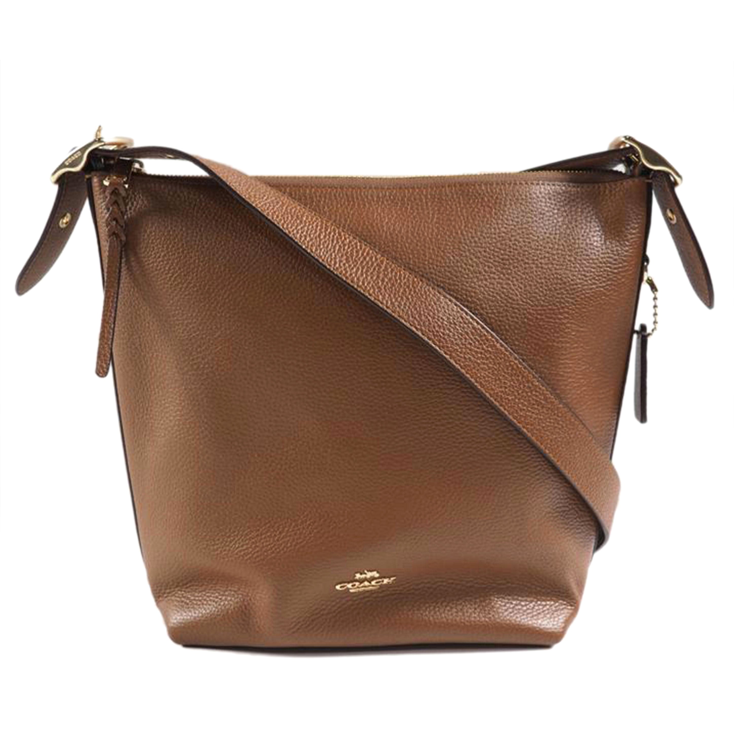 COACH コーチ/ショルダーバッグ/Va Duffle レザー/茶/C2818//B22**/ABランク/79