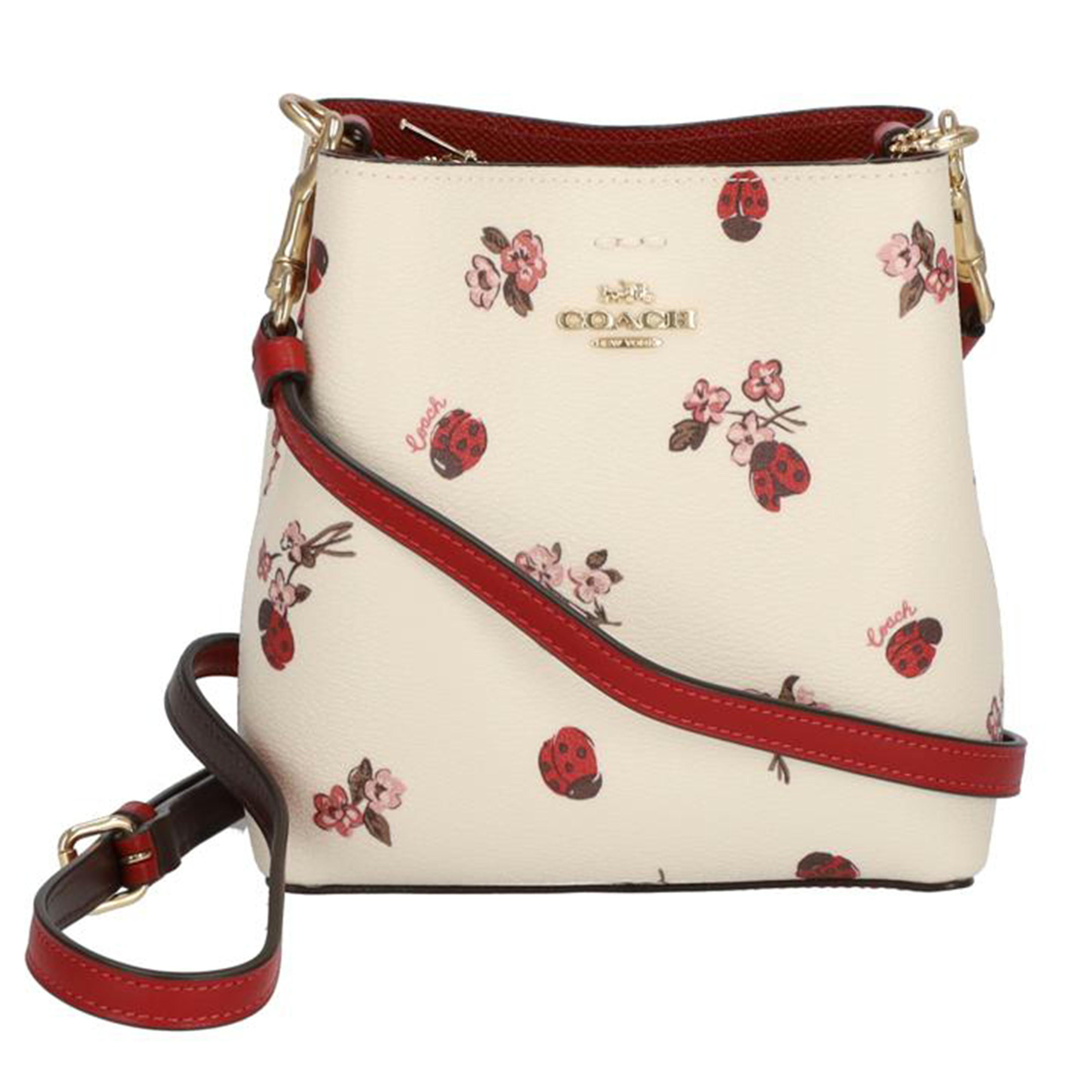 COACH コーチ/ミニタウンバケットレデイバグ&フローラルプリント/C7268//H2177/SAランク/75
