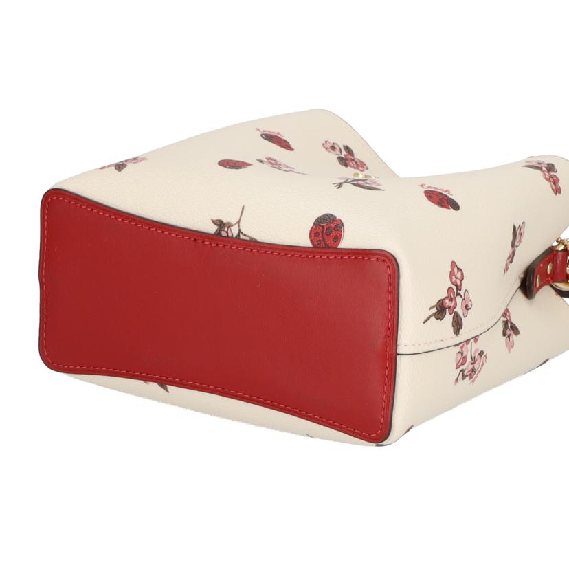 COACH コーチ/ミニタウンバケットレデイバグ&フローラルプリント/C7268//H2177/SAランク/75