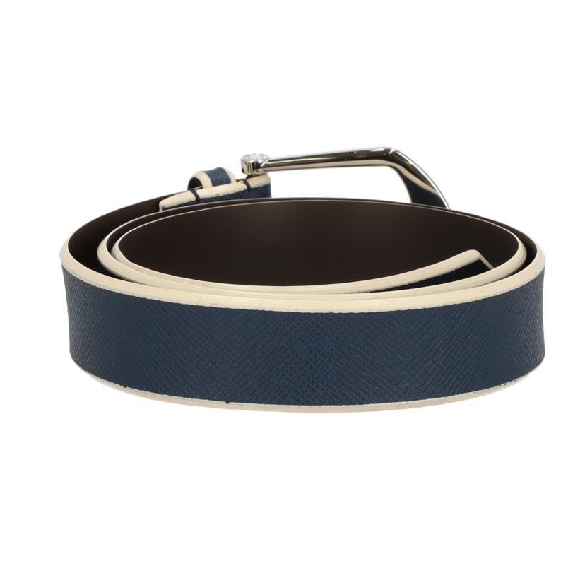 LV ルイヴィトン LOUISVITTON タイガーレザーベルト ブルー/タイガレザーベルト/青 /M9115//BC4***/Aランク/75