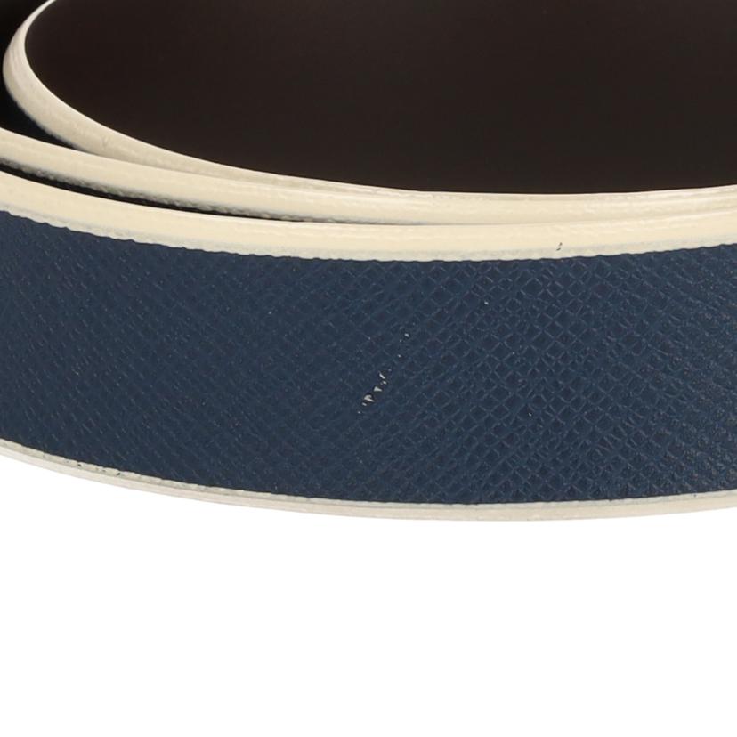 LV ルイヴィトン LOUISVITTON タイガーレザーベルト ブルー/タイガレザーベルト/青 /M9115//BC4***/Aランク/75