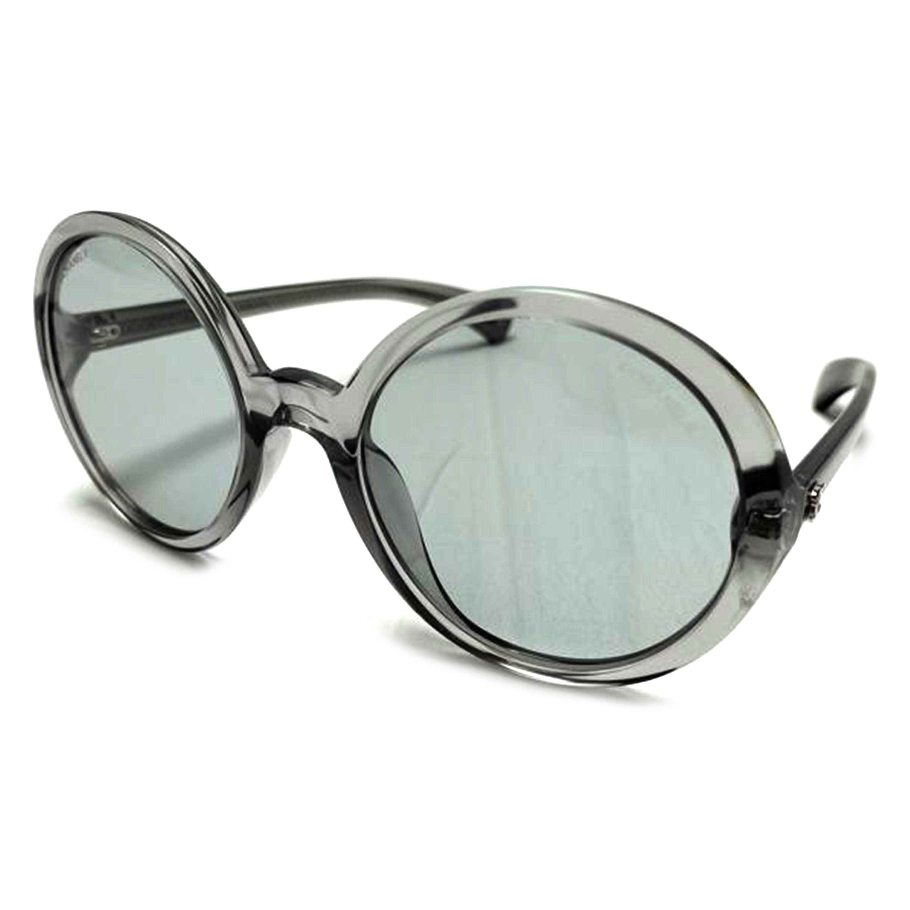 CHANEL シャネル/ラウンド アセテート ココマーク サングラス/71287A//ABランク/52