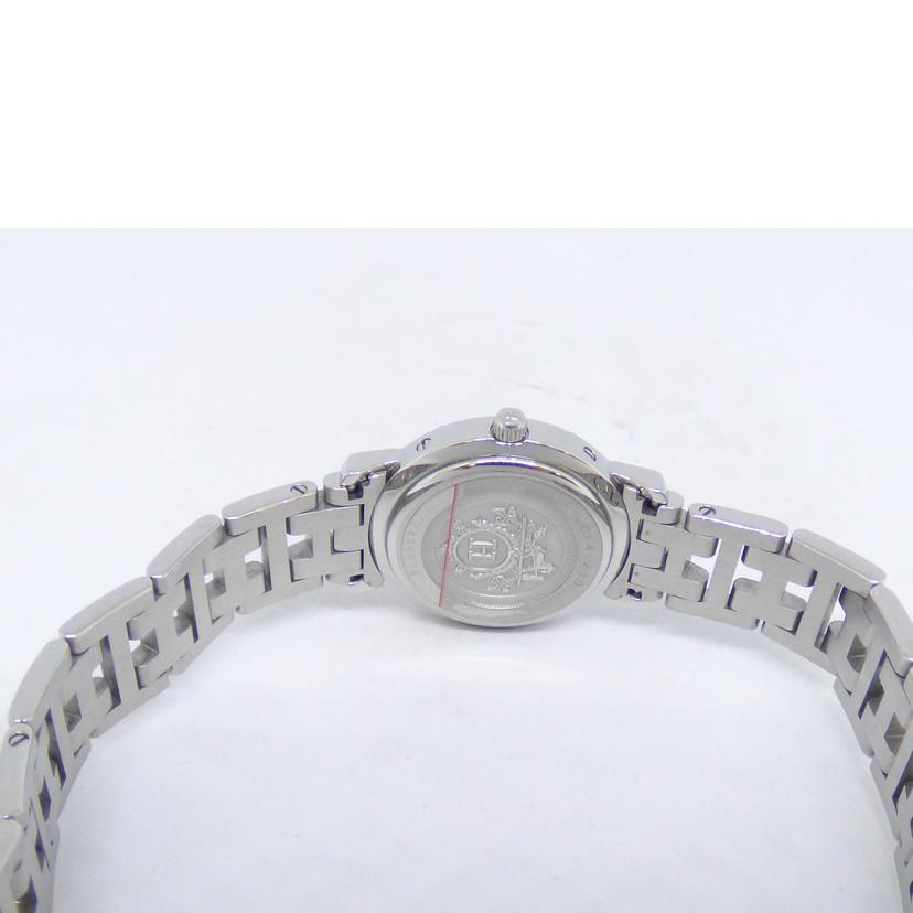 HERMES エルメス/クリッパー/QZ/黒文字盤/SS/CL4.210//242****/ABランク/64