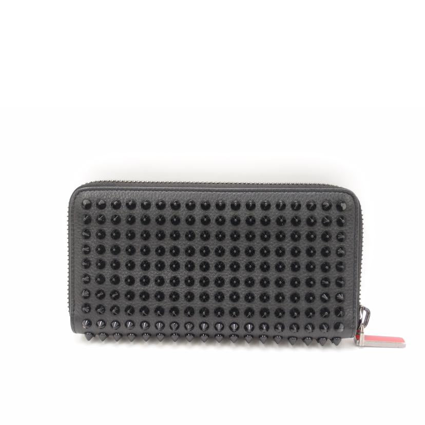 C.Louboutin クリスチャン・ルブタン/パネトーネ・スパイクスタッズウォレット/ブラック/1165044//ABランク/69