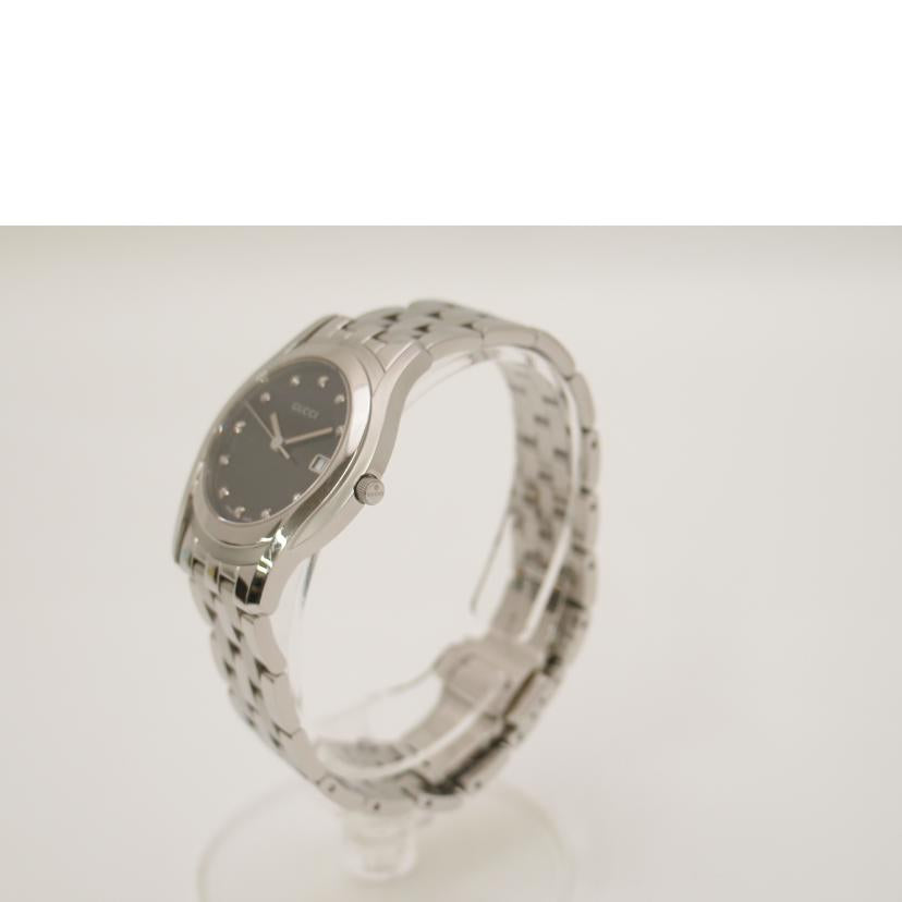 GUCCI グッチ 腕時計 ステンレス ダイヤモンド メンズ 黒/Gクラス・ブラック・11Pダイヤ/メンズ/クオーツ/5500M//11137297/ABランク/69