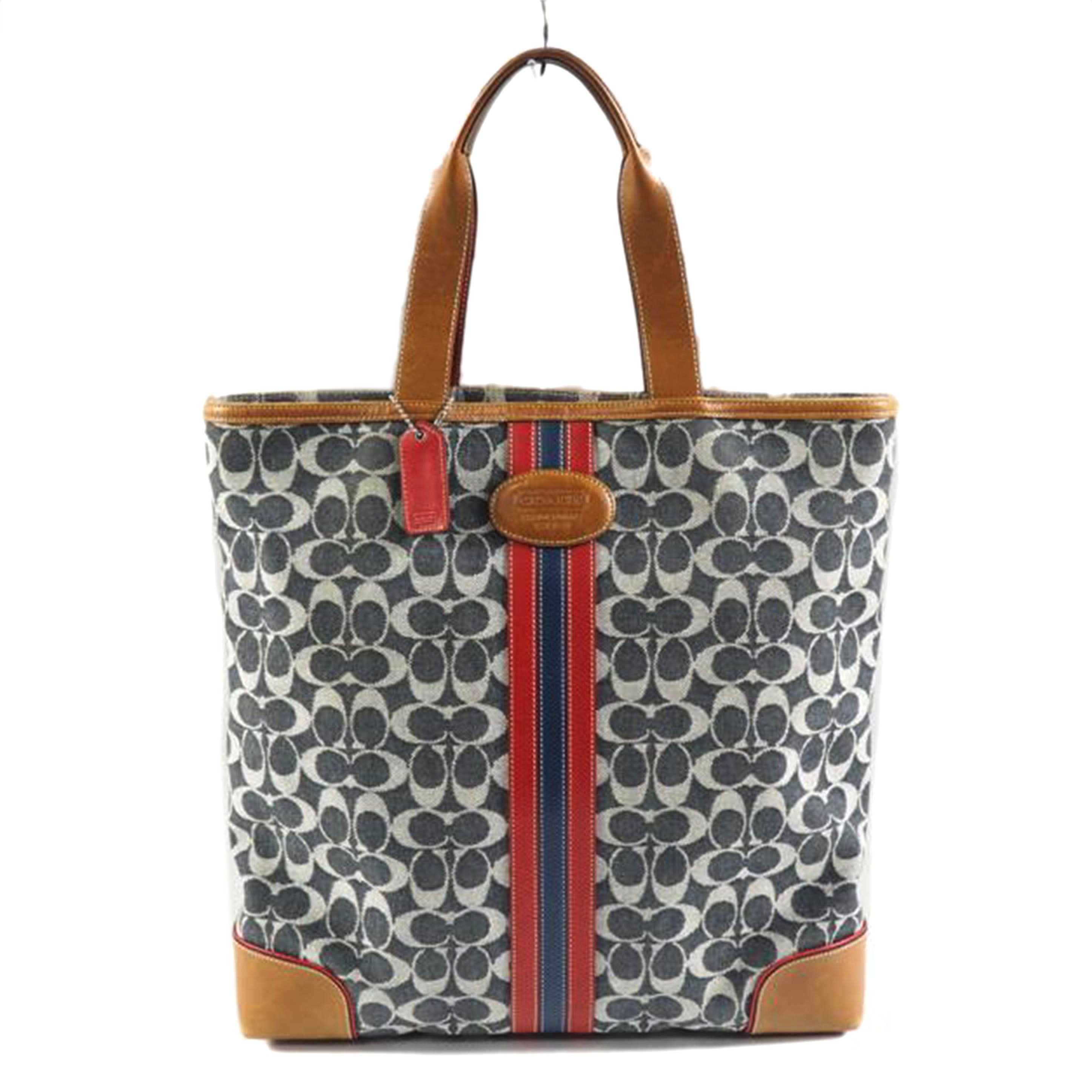 COACH コーチ/デニム トートバッグ/6868//B3K/Bランク/79