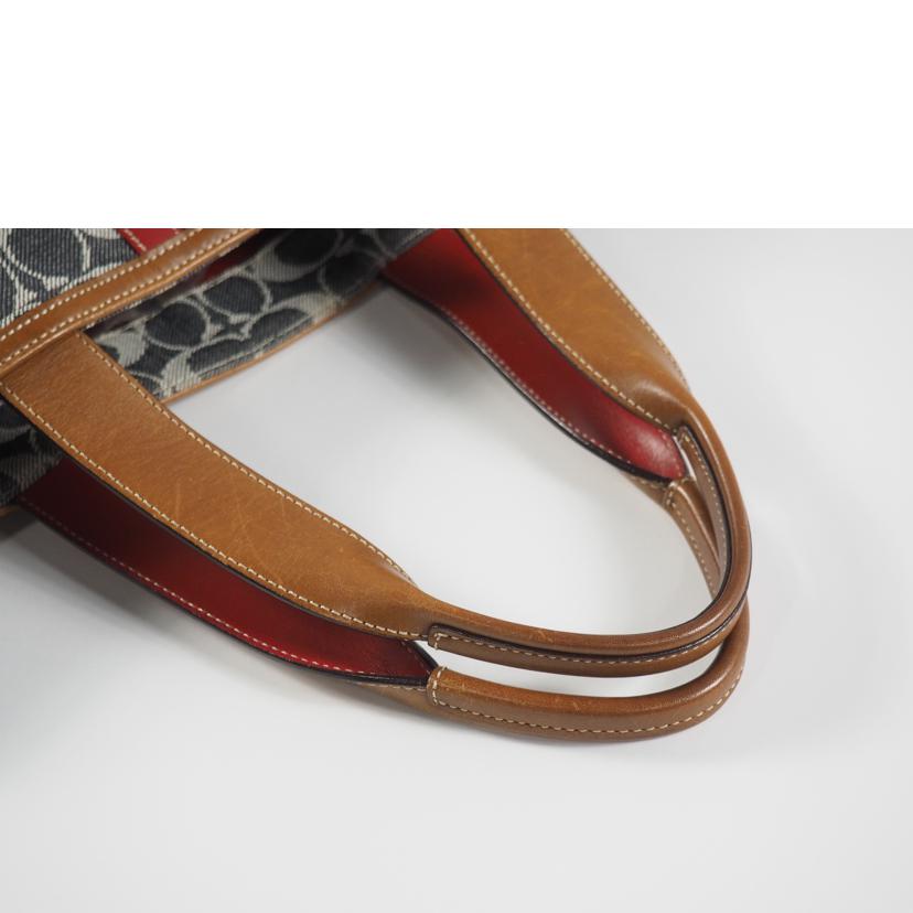 COACH コーチ/デニム トートバッグ/6868//B3K/Bランク/79