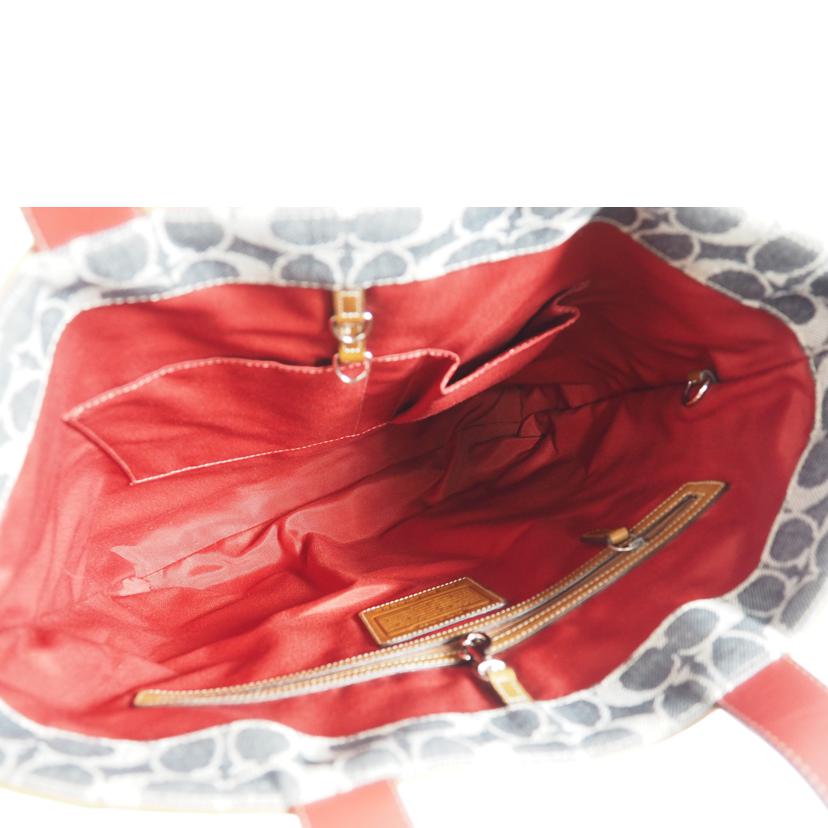 COACH コーチ/デニム トートバッグ/6868//B3K/Bランク/79