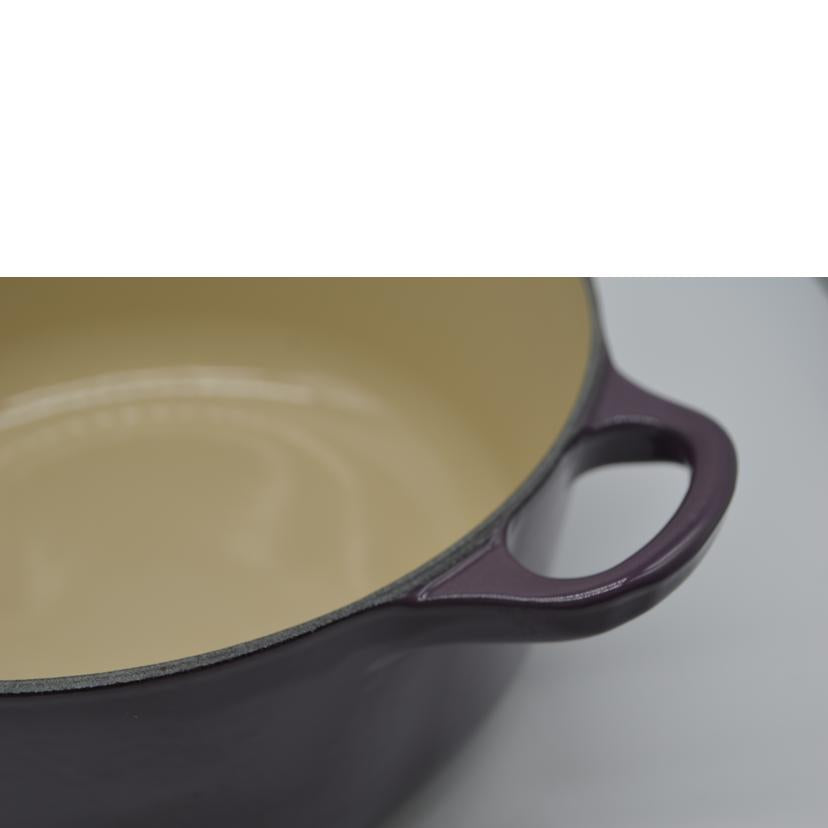 LECREUSET ルクルーゼ/ココット・ロンド/20cm/パープル//Aランク/89