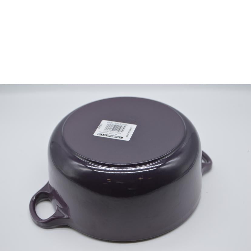 LECREUSET ルクルーゼ/ココット・ロンド/20cm/パープル//Aランク/89