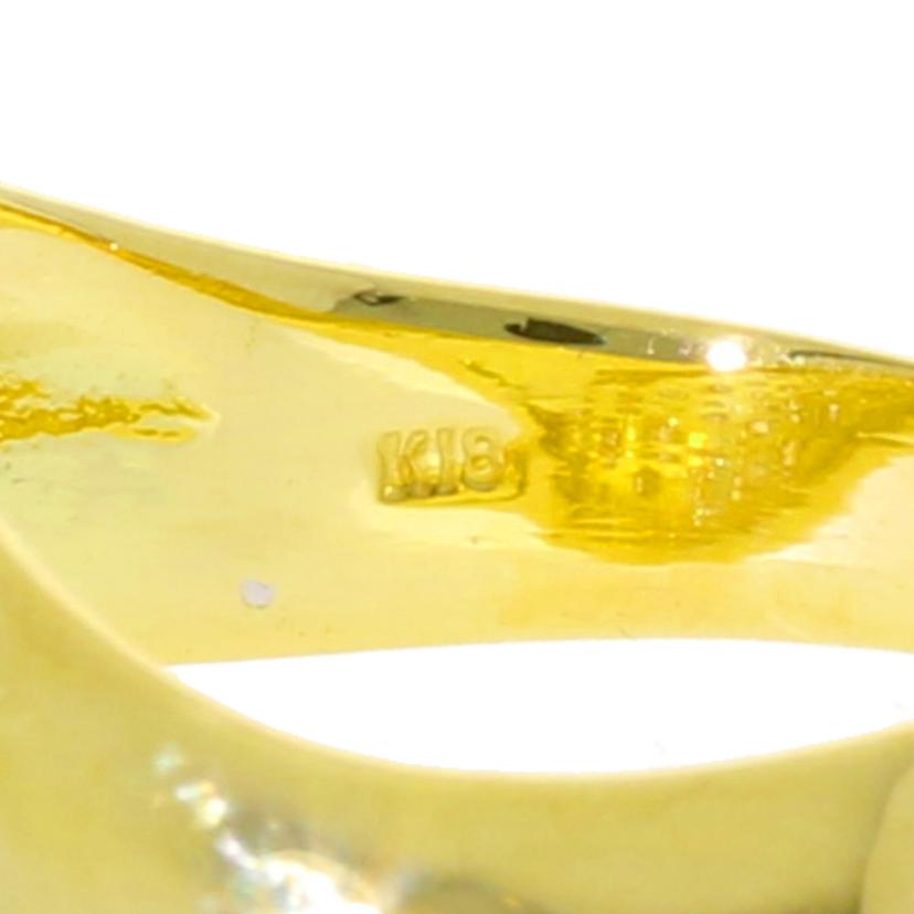 /K18ダイヤリング0.50ct//Aランク/75