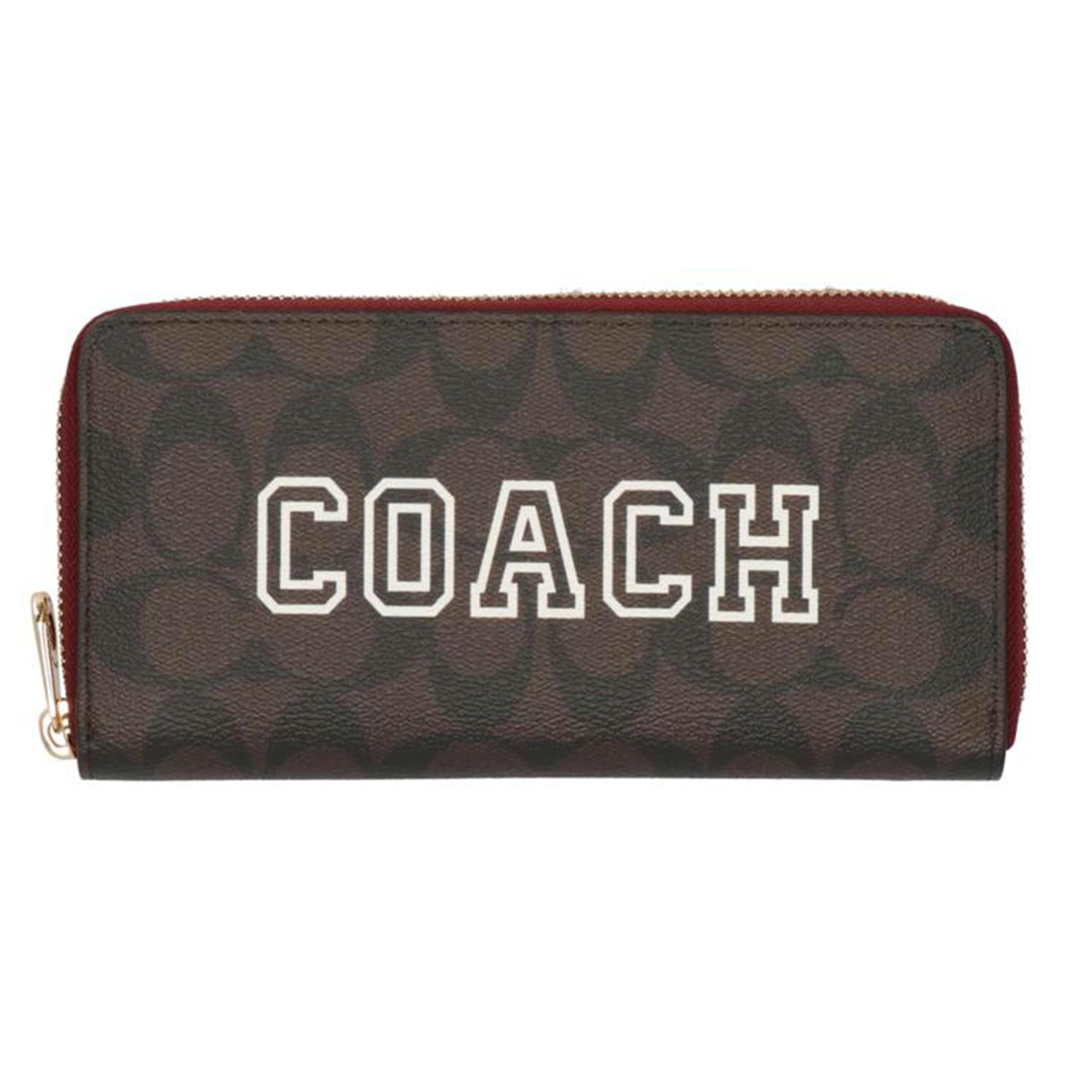 COACH コーチ/シグネチャーラウンドファスナー長財布/CB856//158*/Aランク/75