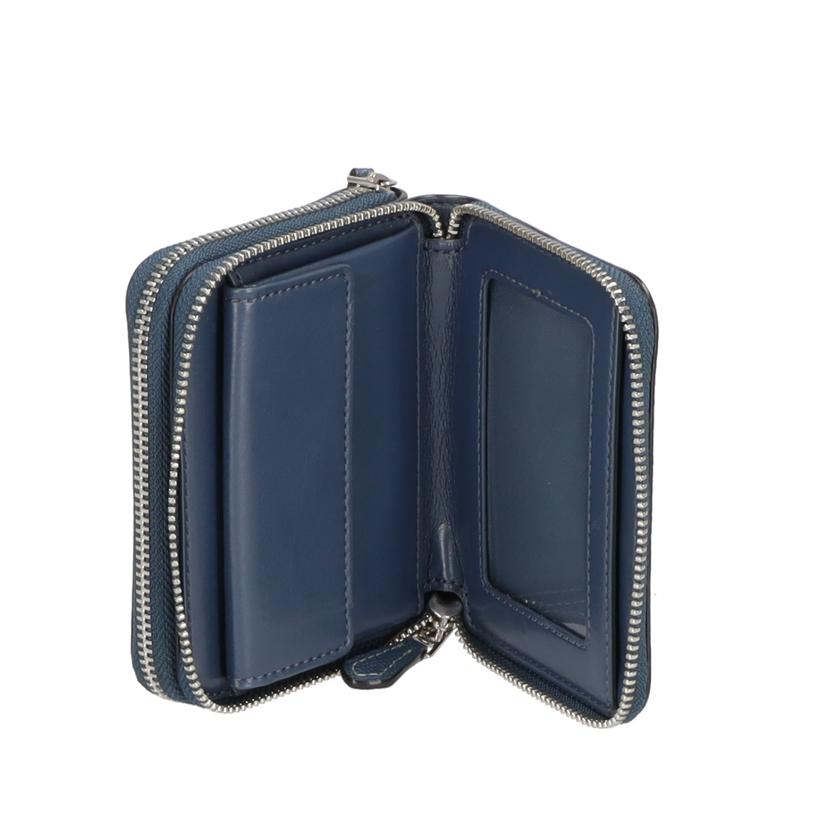 COACH コーチ/シグネチャーラウンド財布コーティングキャンパス/F76754//E19**/ABランク/75