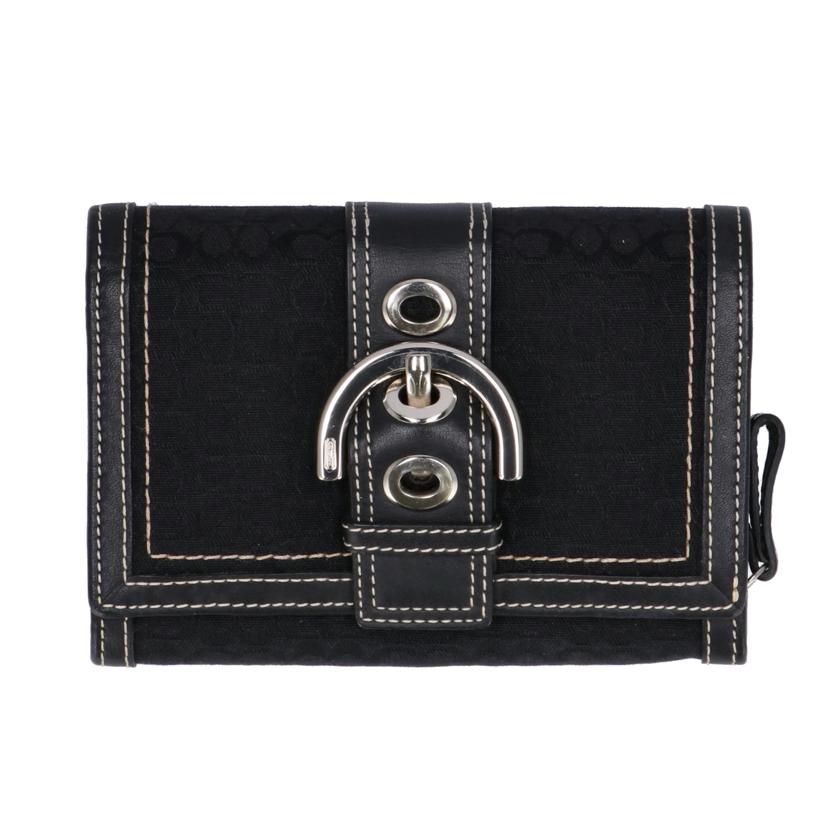 COACH コーチ/ミニシグネチャー二つ折り財布//Aランク/75