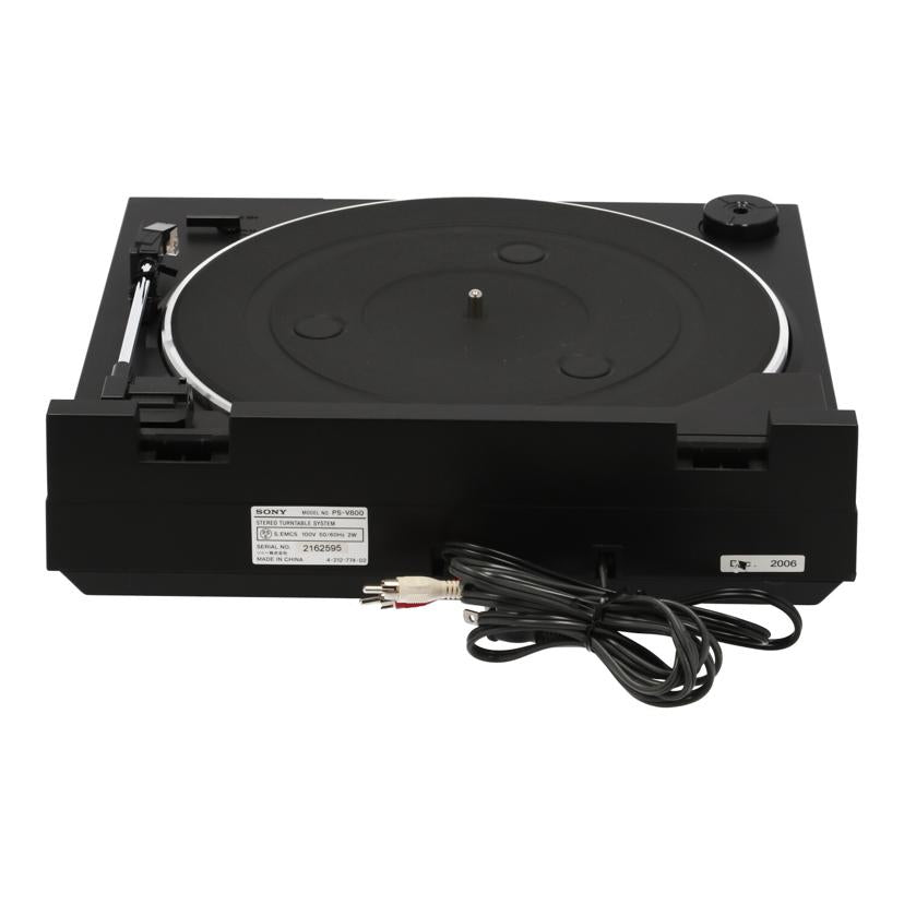 SONY ソニー/レコードプレーヤー/PS-V800//2162595/Bランク/82