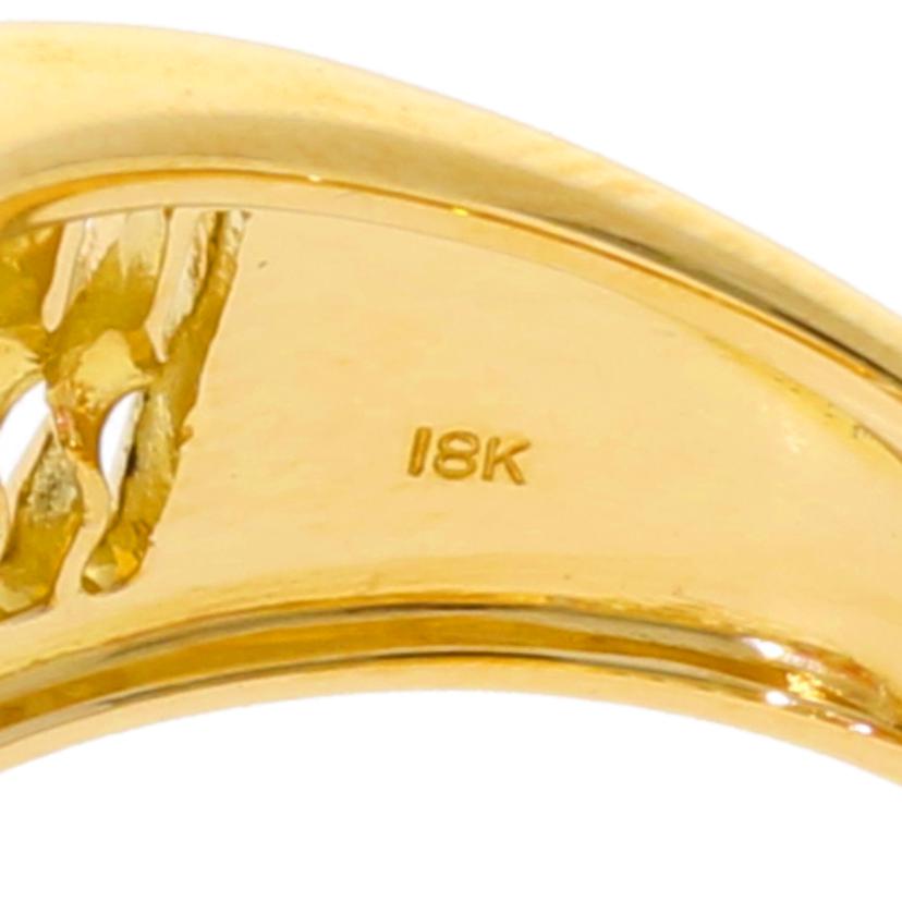 /K18ルビーダイヤリング0.54/D0.10ct//Aランク/75