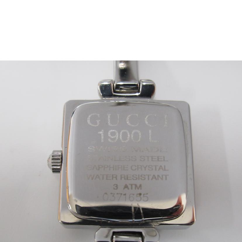 GUCCI/バングルウオッチ/クオーツ/1900L//037****/ABランク/63