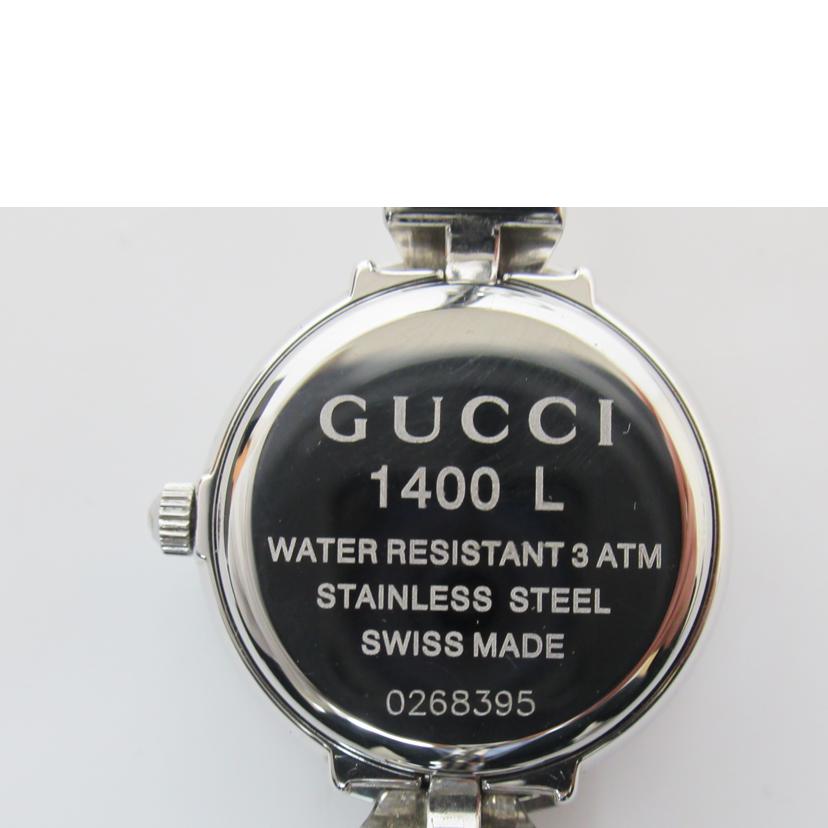 GUCCI/バングルウオッチ/クオーツ/1400L//026****/Bランク/63