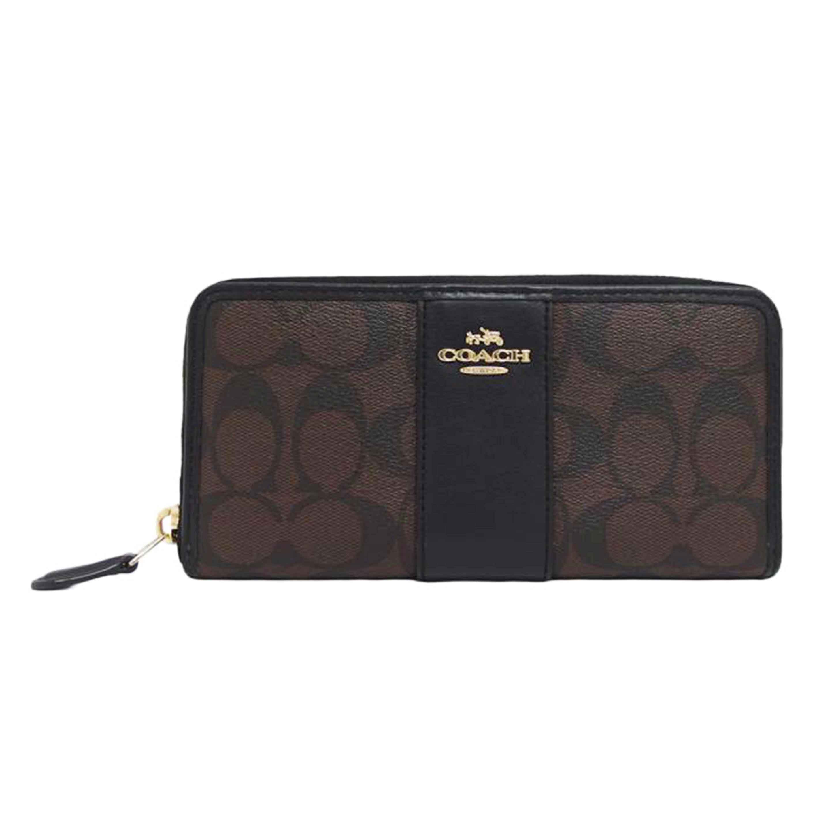 COACH コーチ/シグネチャーストライプ/ラウンドファスナー長財布/F54630//B1729/ABランク/04