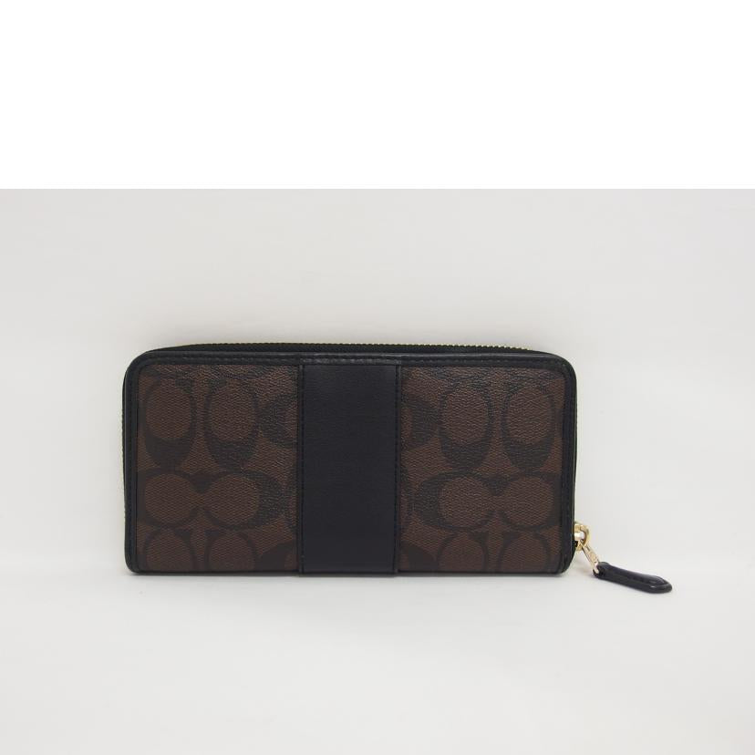COACH コーチ/シグネチャーストライプ/ラウンドファスナー長財布/F54630//B1729/ABランク/04
