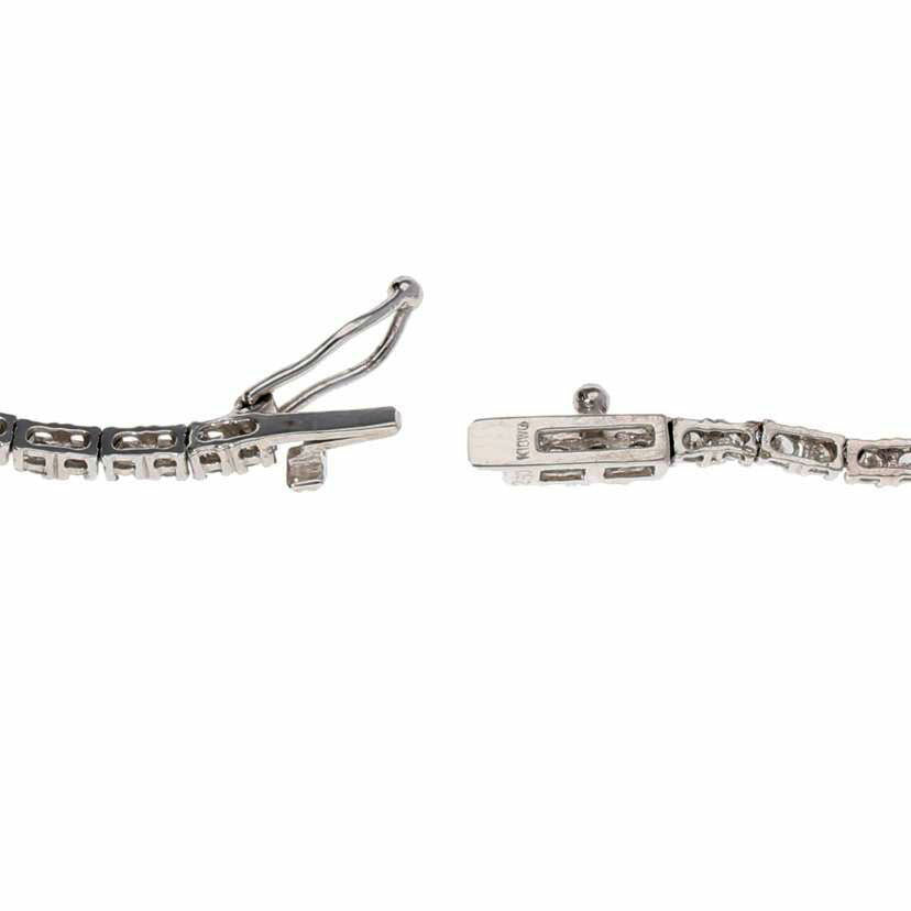 /K18WGダイヤネックレス2.50ct//Aランク/75