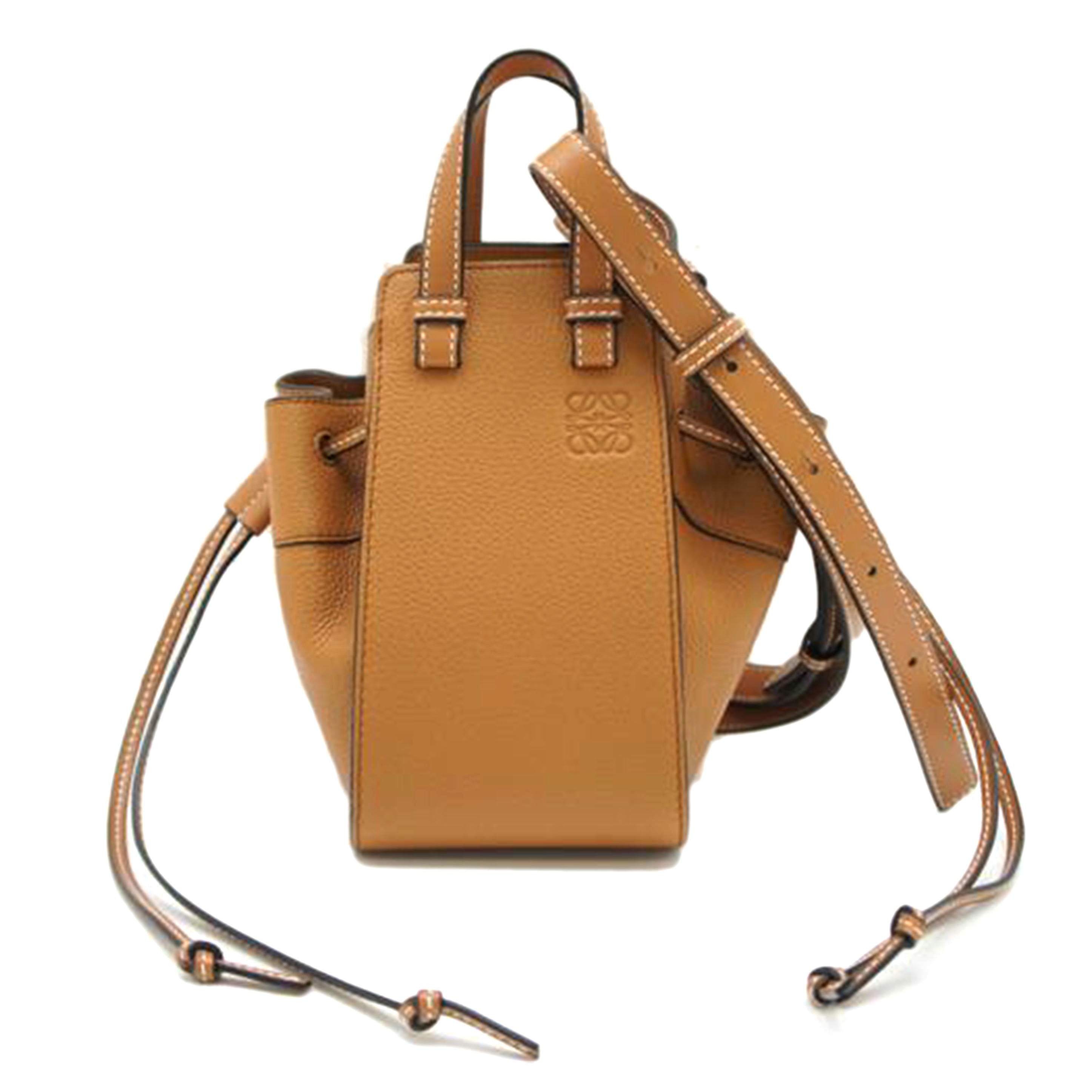 LOEWE ロエベ/ハンモックドローストリングミニ2WAYショルダー/314.12.V07//062047/SAランク/75