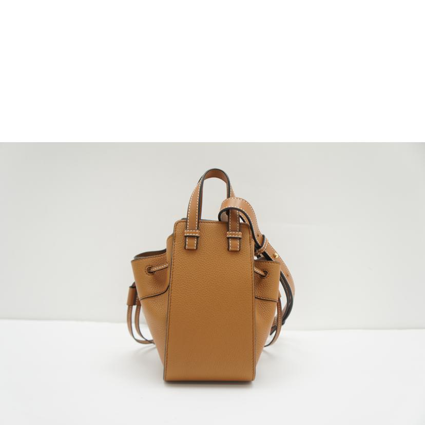 LOEWE ロエベ/ハンモックドローストリングミニ2WAYショルダー/314.12.V07//062047/SAランク/75