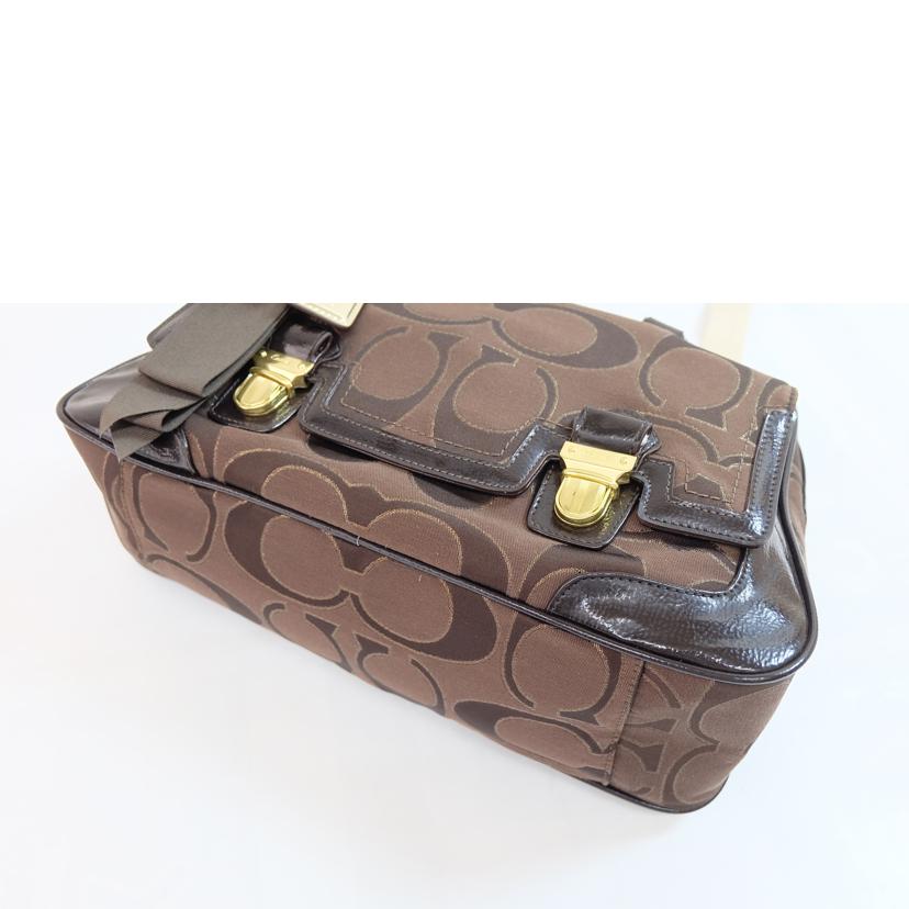 COACH コーチ/ポピーシグネチャープッシュロックサッチェル/18356//G11**/Bランク/71