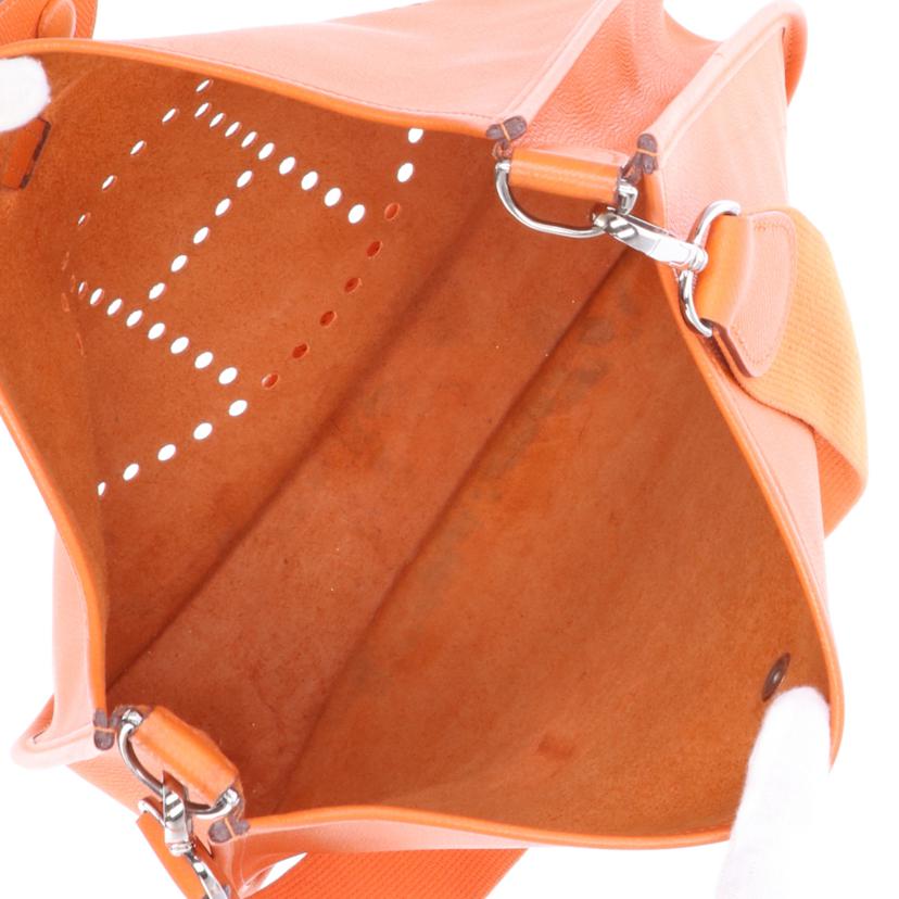 HERMES エルメス/エヴリンⅠGM/ヴォーエプソン/オレンジ//□K刻/Bランク/75